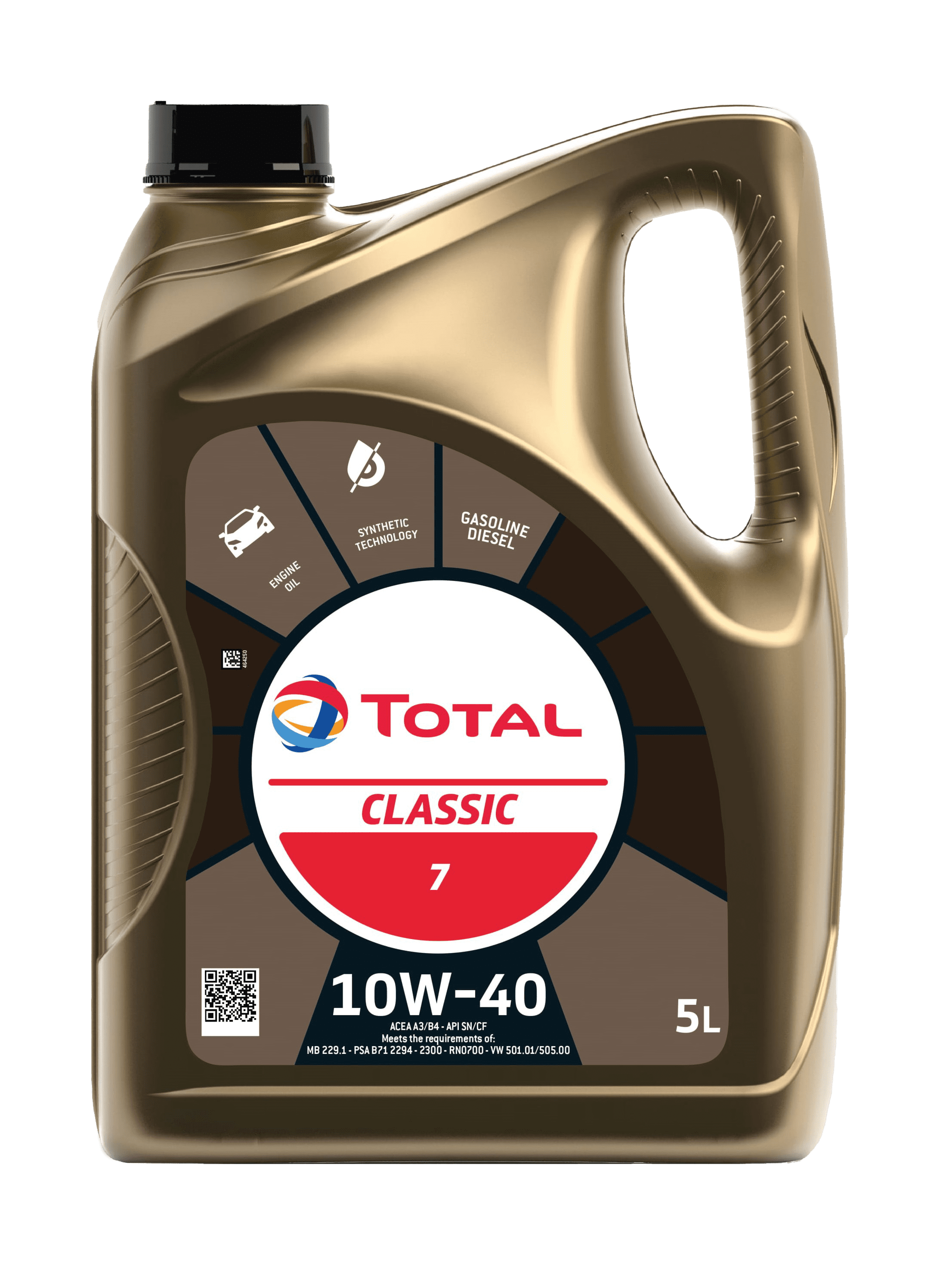 Моторное масло Total CLASSIC 7 10W40, 5л